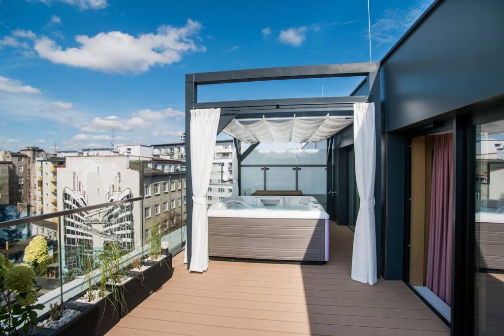 Luksusowy Penthouse Z Jacuzzi I Widokiem Na Morze Apartment กดิเนีย ภายนอก รูปภาพ